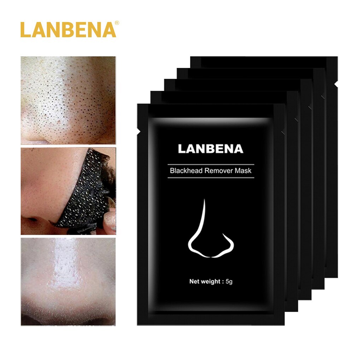 Picture of Lanbena Blackhead Remover Mask 5pcs face mask