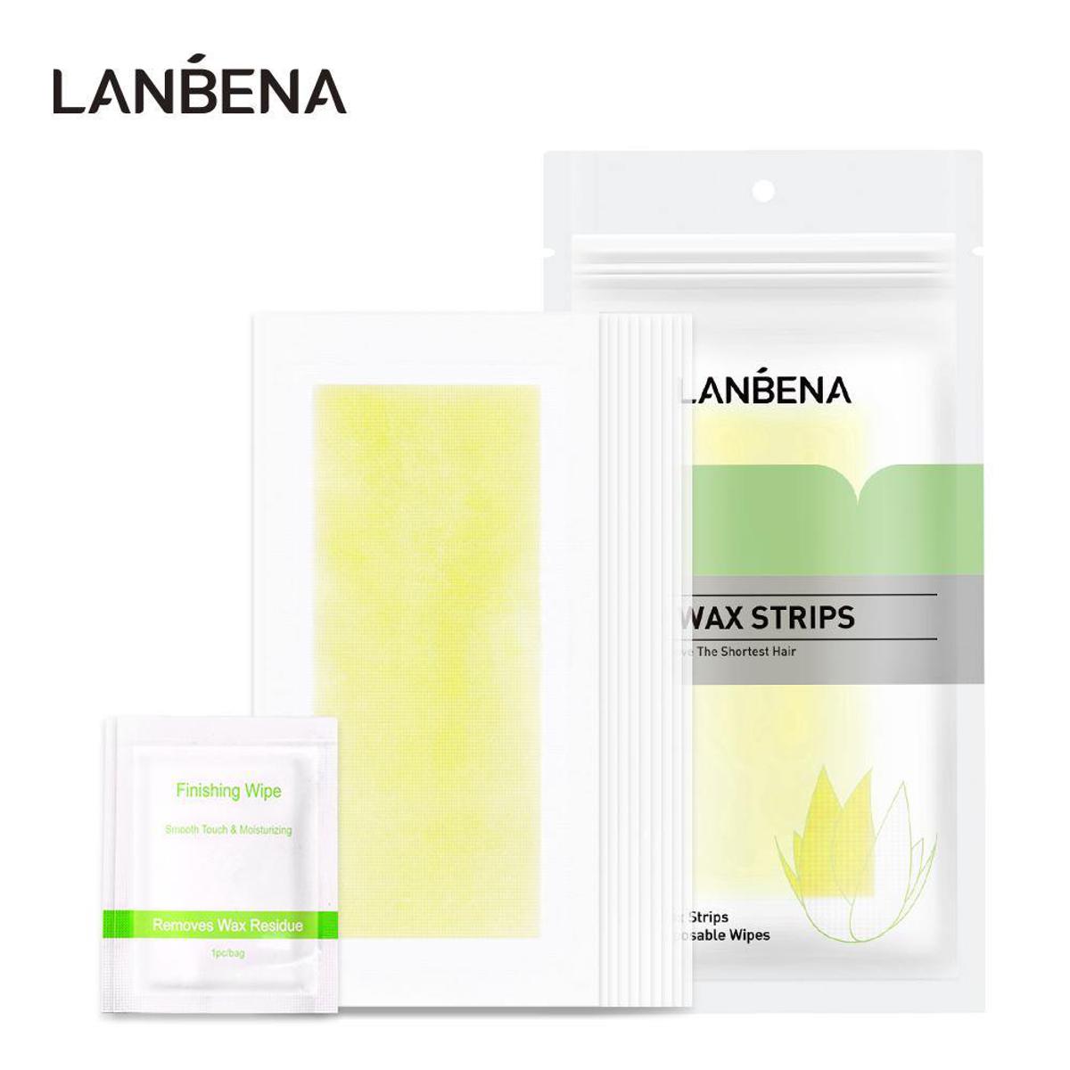 Picture of LANBENA Hair Removal Wax Paper Yellow - 10 Wax