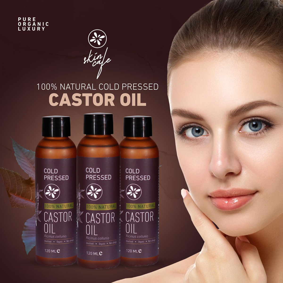 Picture of Cafe Pure Castor Oil Beauty Grade 120ml