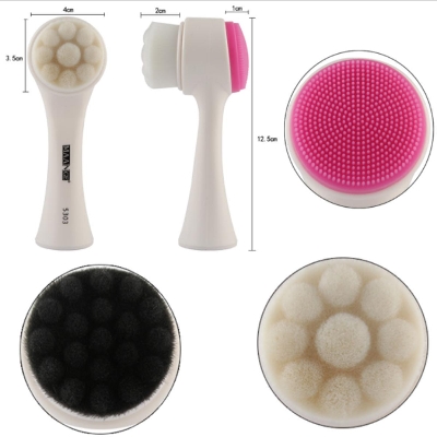 Picture of Maange Double Side Skin Cleaner Face Washing Brush
