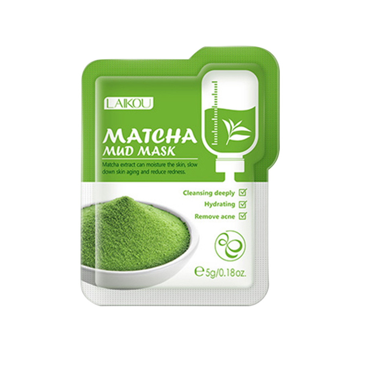 Picture of Laikou Matcha Green Clay Mud Face Mask - 7pcs