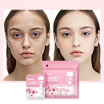 Picture of Laikou Japan Sakura Mud Mask - 7pcs