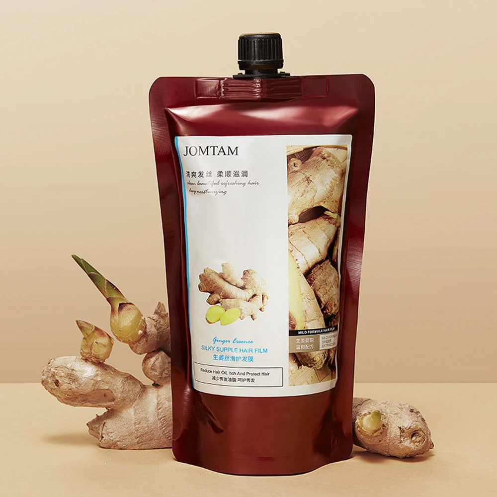 Picture of JOMTAM Ginger Extract Hair Masks Conditioner - 400g  Moisturizing Hair Growth Repair Damage Hair Treatment Wig Care