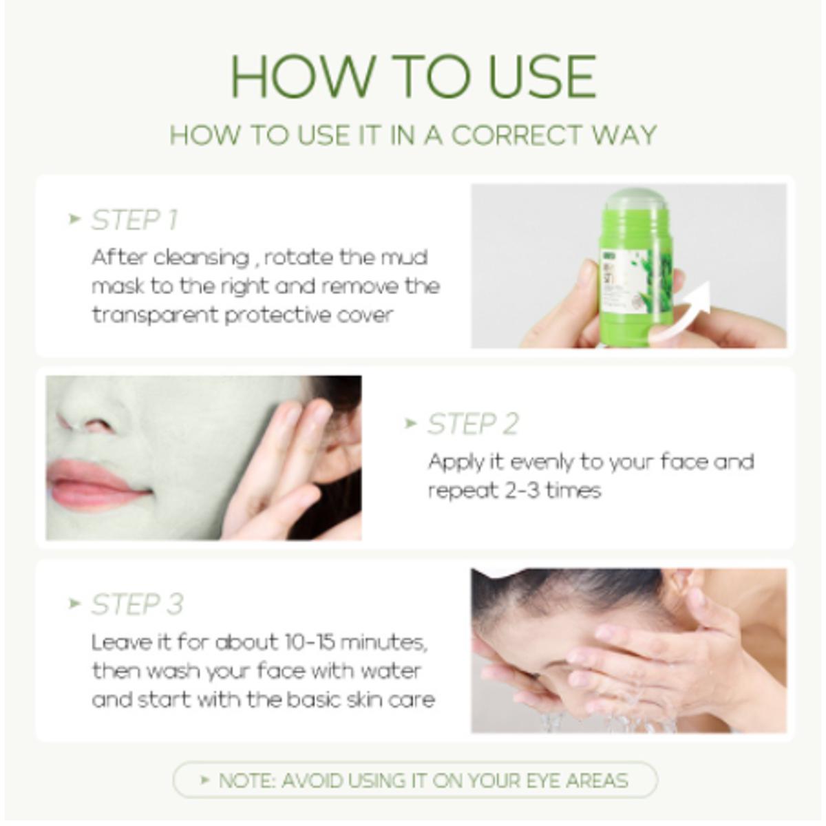 Picture of Fenyi Green Tea Stick Mud Face Mask - 40g