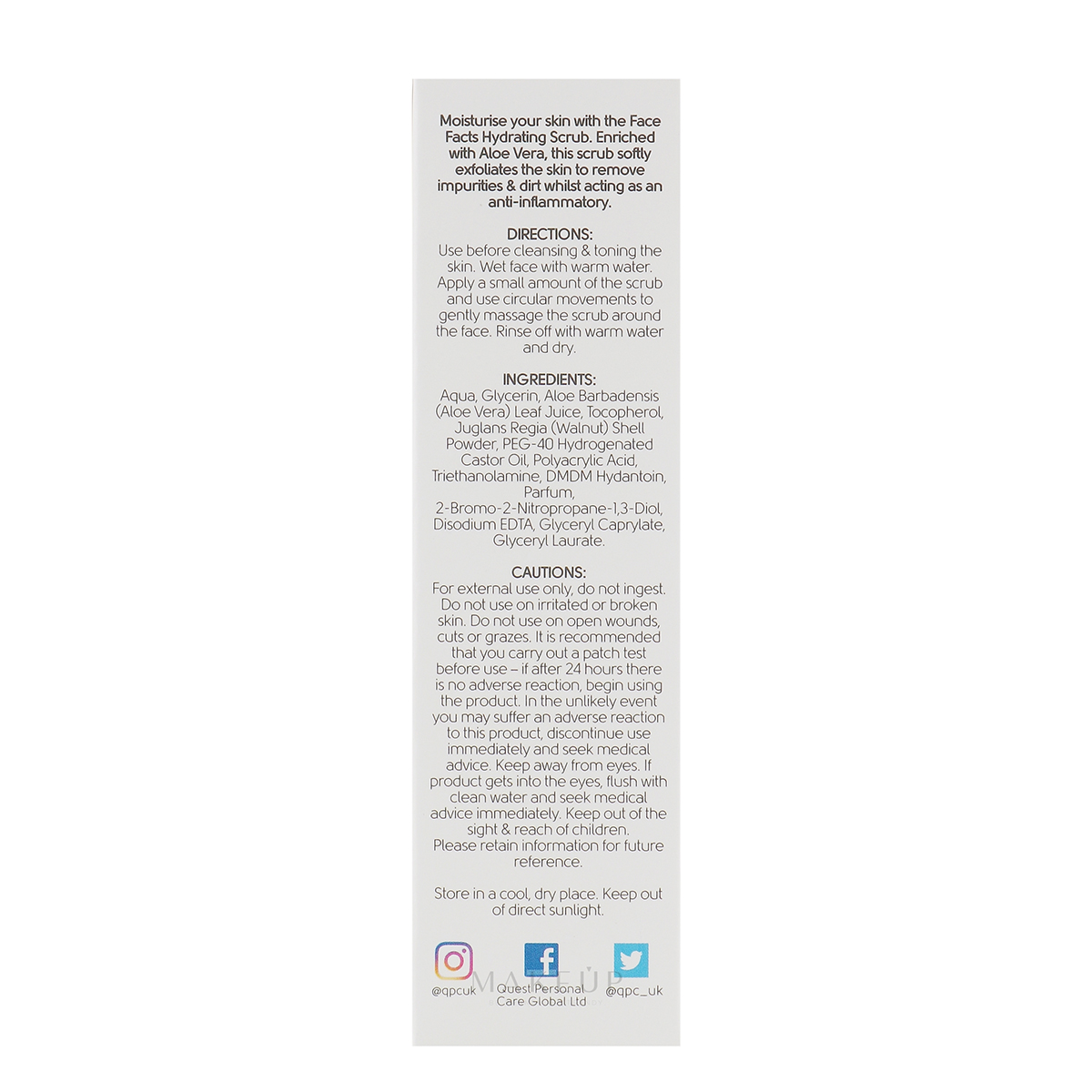 Picture of Face Facts Hydrating Facial Scrub