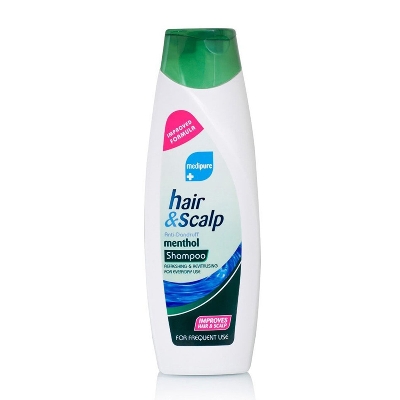 Picture of Medipure Hair & Scalp Anti Dandruff Menthol Shampoo 400ml