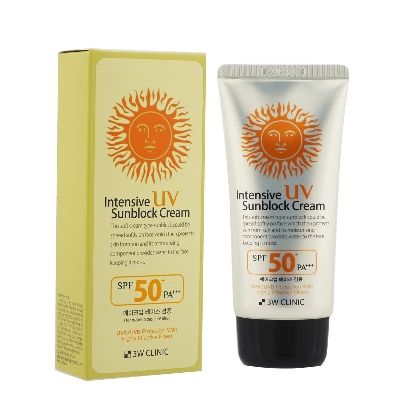 Picture of 3W Clinic Intensive UV Sunblock Cream SPF50 PA+++ 70ml
