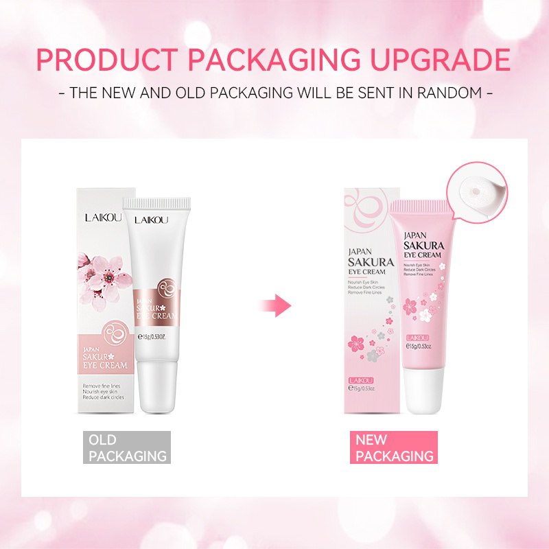 Picture of LAIKOU Sakura Eye Cream Serum Sunscreen Essence Cream 4 pcs Set
