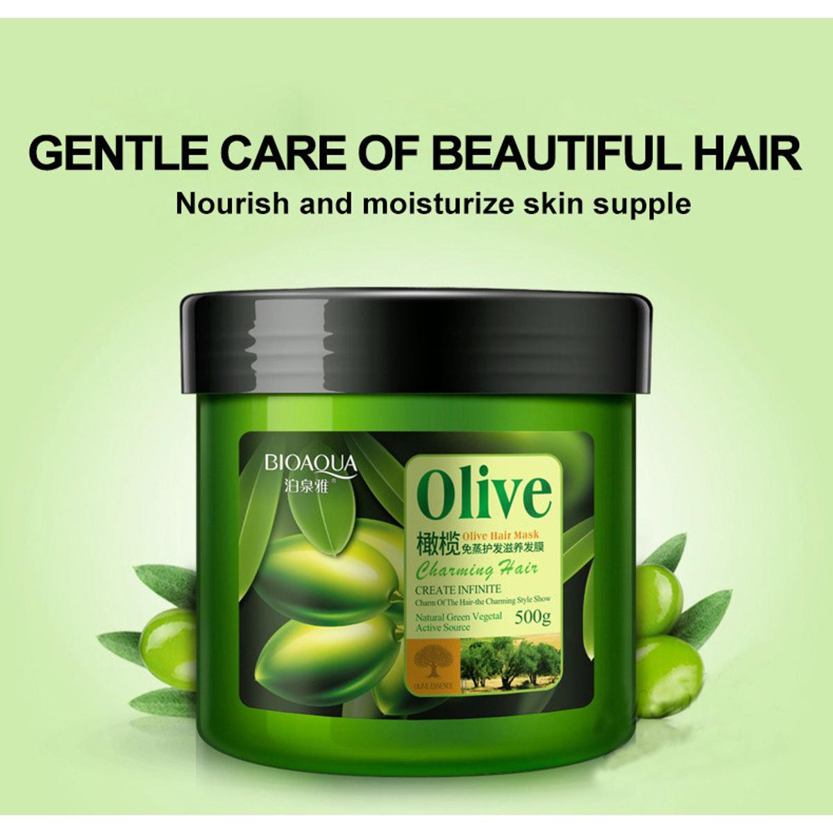 Picture of Bioaqua Olive Hair Mask - 500g