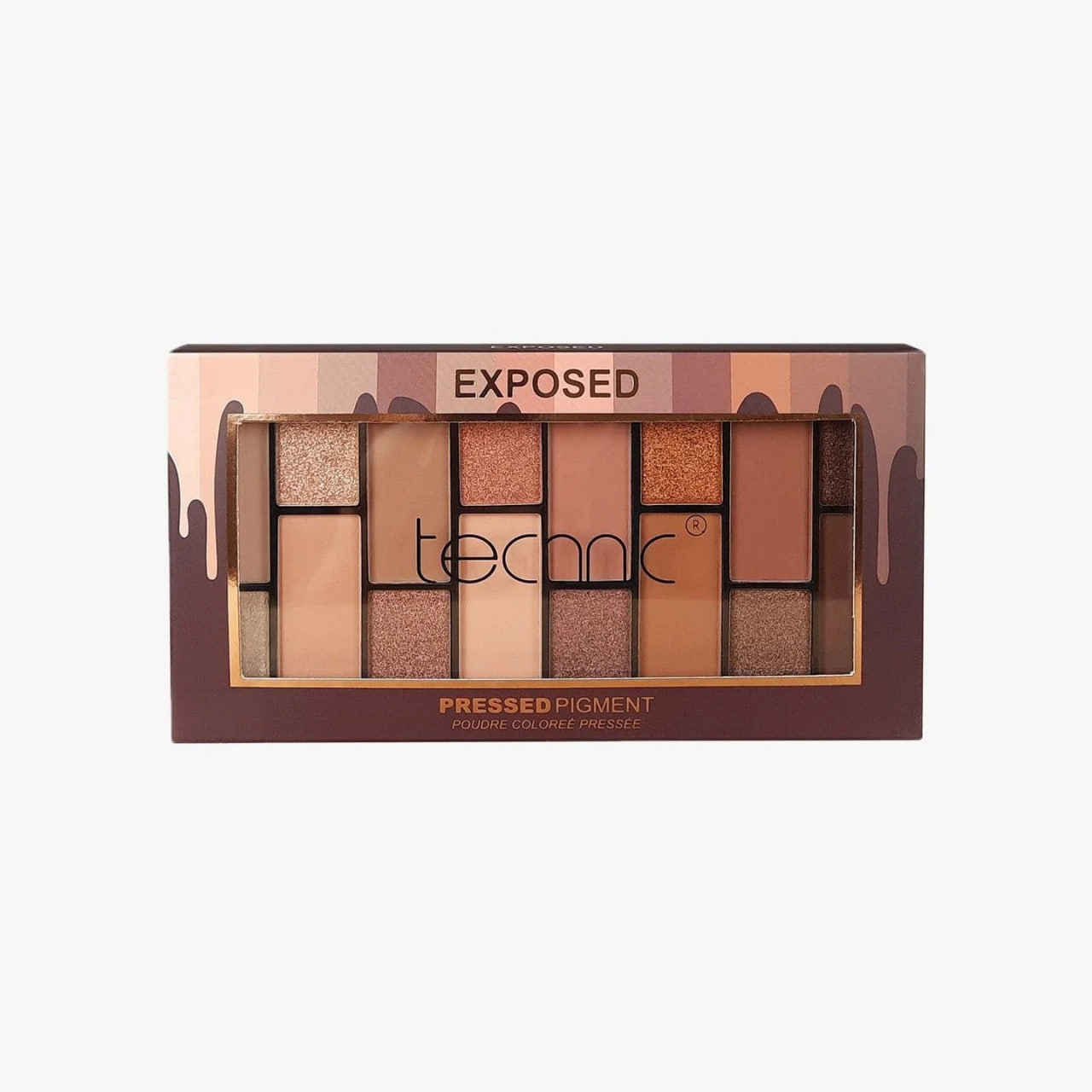 Picture of Technic 16 color Pressed Pigment Eyeshadow Palette - Exposed