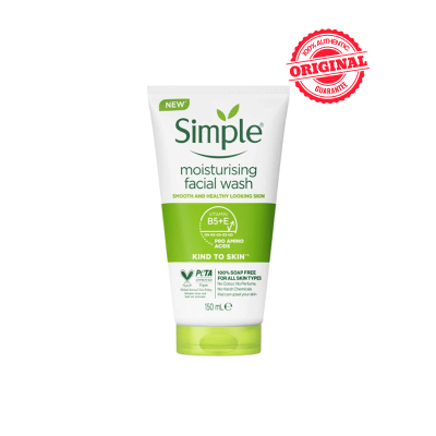 Picture of Simple Kind to Skin Moisturising Facial Wash & Light Moisturiser Combo -(150ml + 125ml)