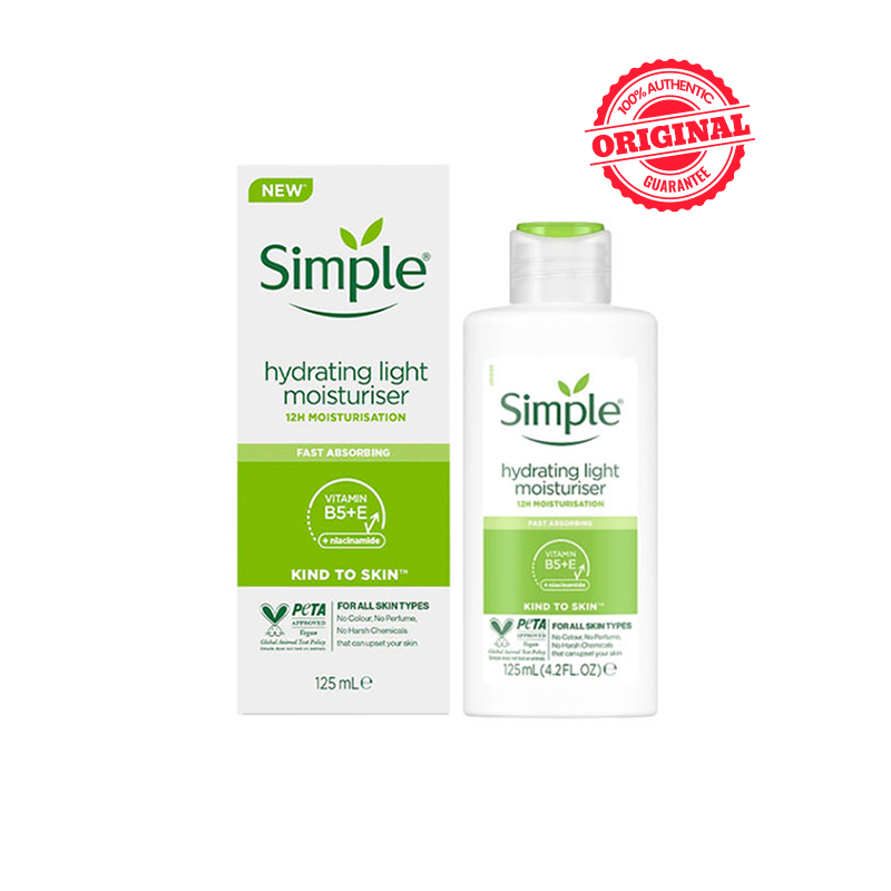 Picture of Simple Kind to Skin Moisturising Facial Wash & Light Moisturiser Combo -(150ml + 125ml)