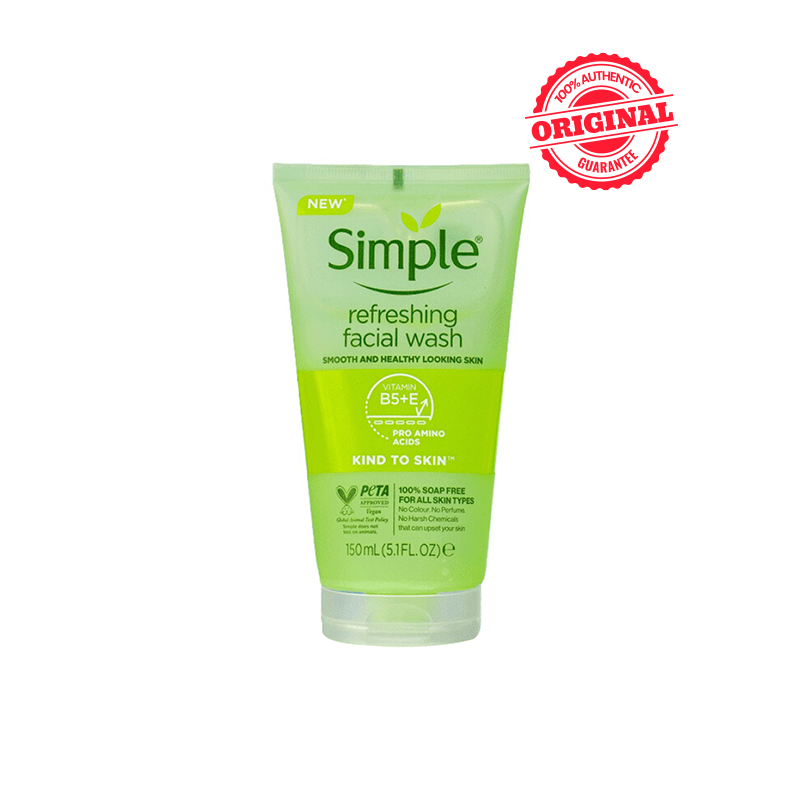 Picture of Simple Kind to Skin Refreshing Facial Wash & Hydrating Light Moisturiser Combo - (150ml +125ml)