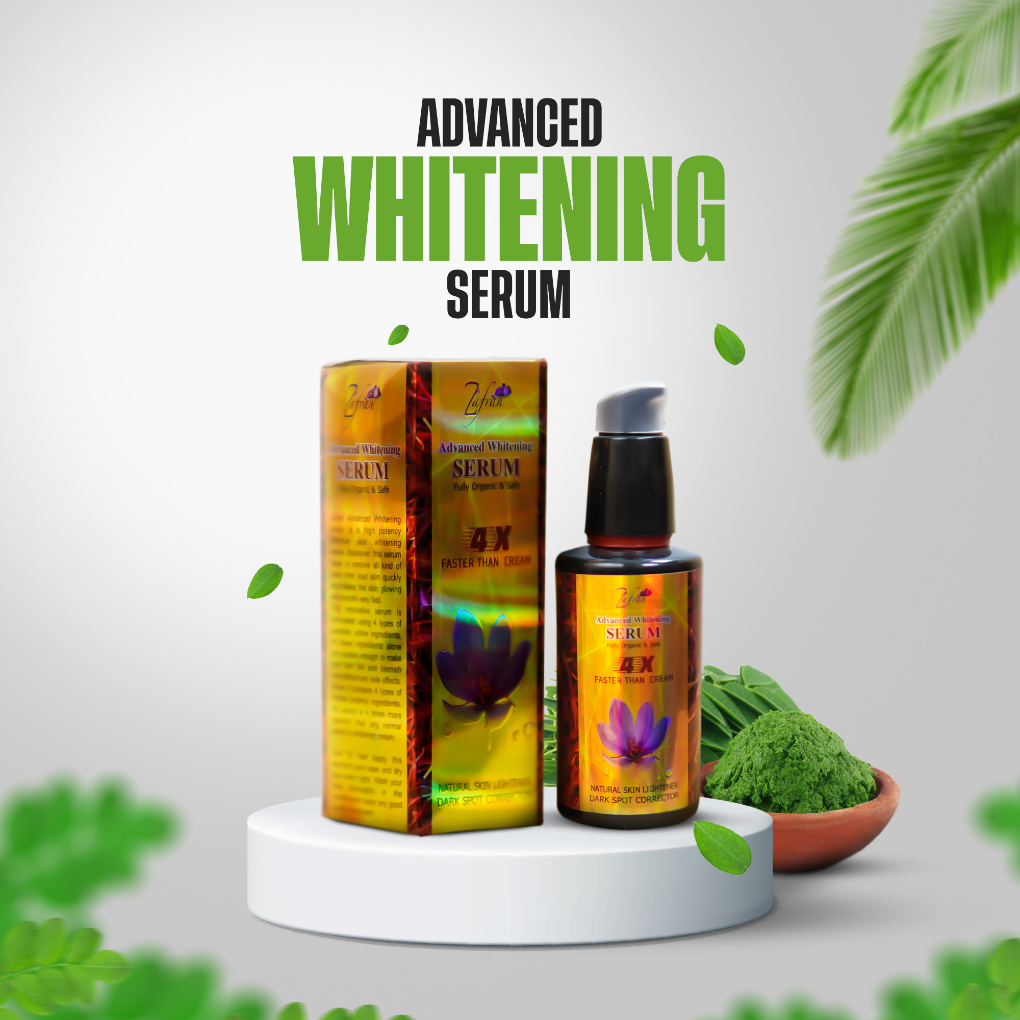 Picture of Zafran Advanced Brightening Serum Authentic and original - 80ml