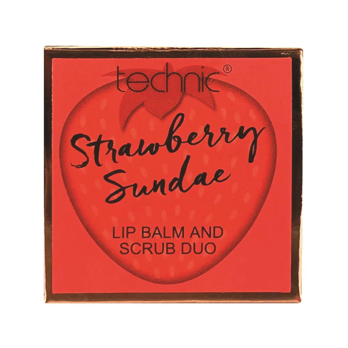 Picture of Technic Lip Balm and Scrub Duo - Strawberry Sundae