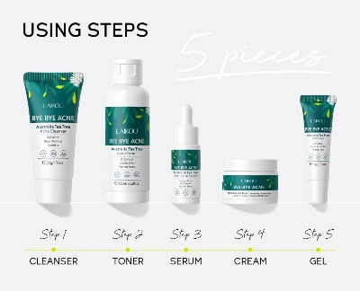Picture of Laikou Bye Acne Australia Tea Tree Acne Skin Care Set - 5pcs