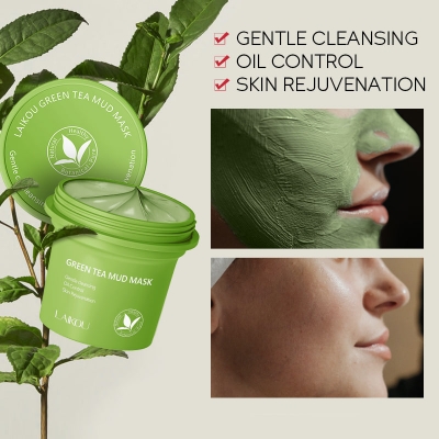 Picture of Laikou Green Tea Mud Mask Acne Care - 100g