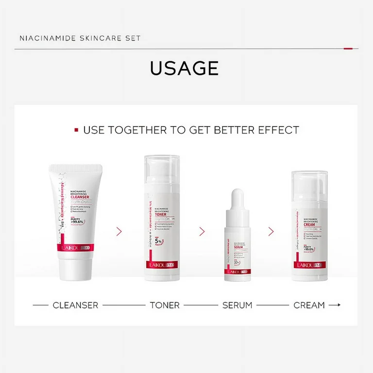 Picture of Laikou Niacinamide Skincare Set - 4PCS
