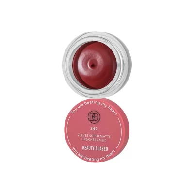 Picture of Beauty Glazed Velvet Super Matte Lip & Cheek Mud - 342