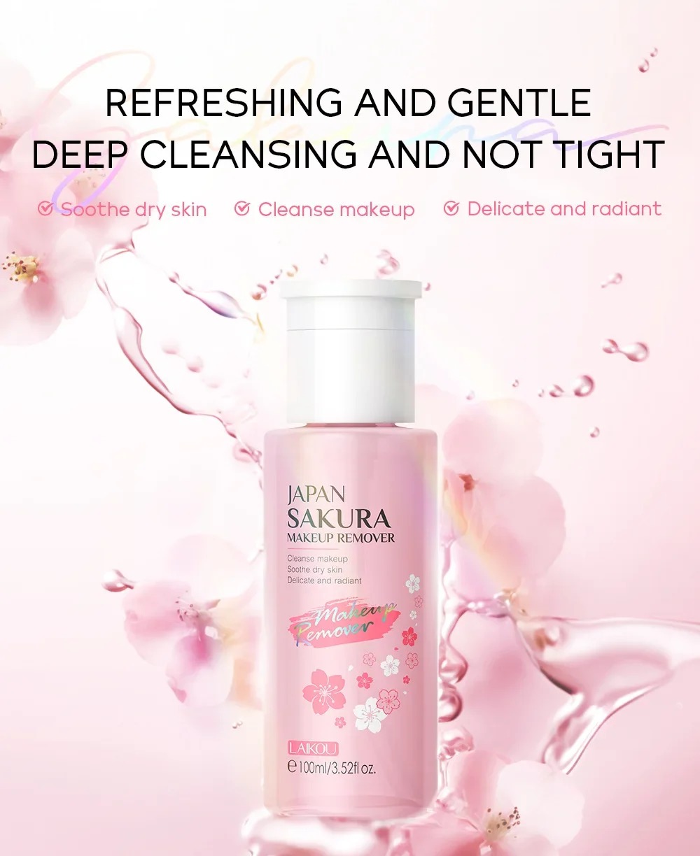 Picture of Laikou japan sakura Makeup Remover 100ml