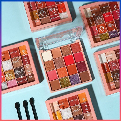 Picture of Lameila Eyeshadow 16 color 03 | Coffee Lemon Tea Bag
