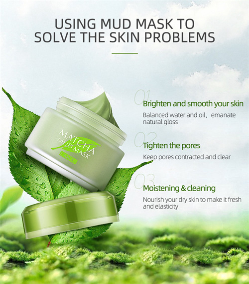 Picture of Laikou Matcha Mud Mask Best for Acne Skin – 85g