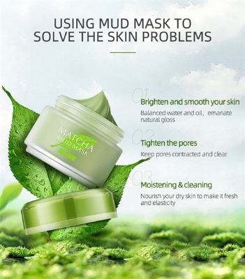 Picture of Laikou Matcha Mud Mask Best for Acne Skin – 85g