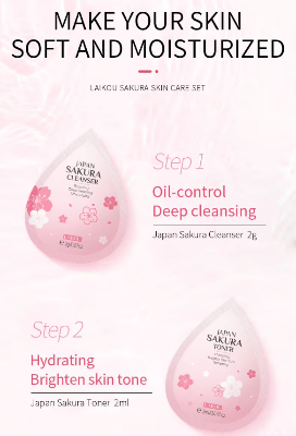 Picture of [11TK Deal] Laikou Japan Sakura Cleanser - 2g