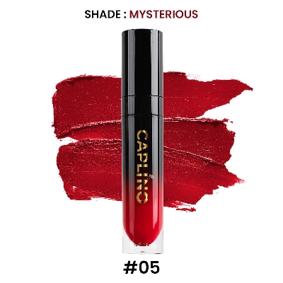 Picture of Caplino Liquid Matte Lipstick - Mysterious 05 with Free Personal Cotton Pads