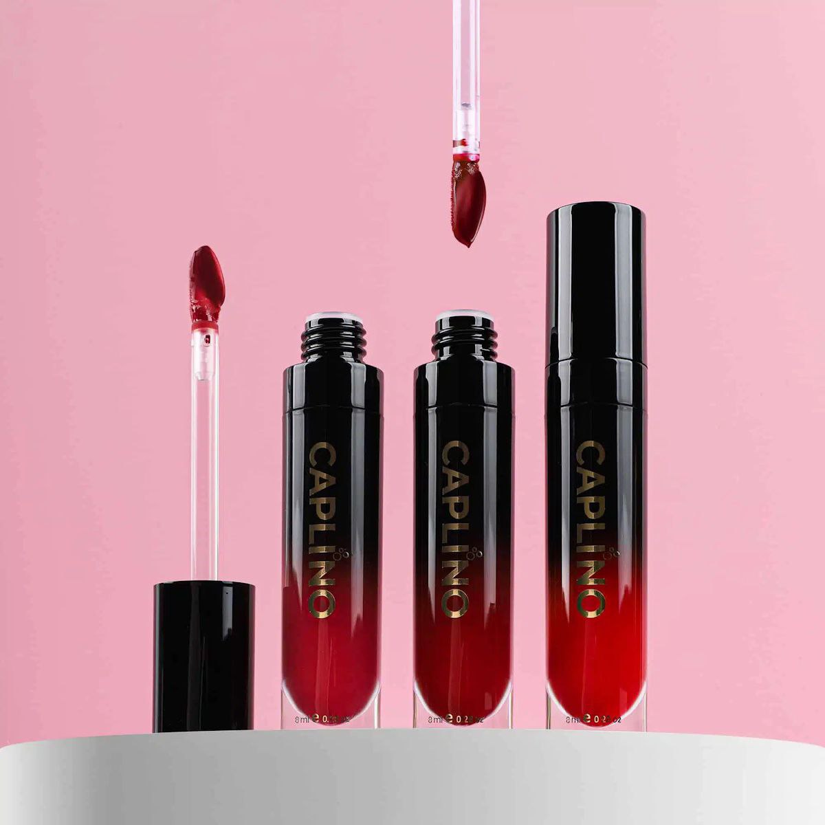 Picture of Caplino Liquid Matte Lipstick - Mysterious 05 with Free Personal Cotton Pads