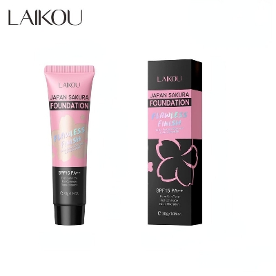 Picture of Laikou Japan Sakura Foundation Flawless Finish SPF 15PA+++ - 320 Tan