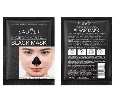 Picture of SADOER Bamboo Charcoal Black Mask 6g  - (10 Pcs combo)