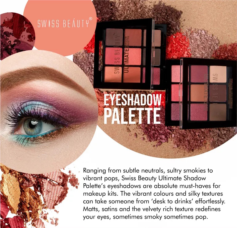 Picture of Swiss Beauty Ultimate Eyeshadow Palette 9 Color 4