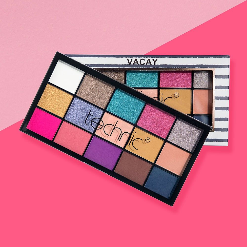 Picture of Technic 15 Color Pressed Pigment Eyeshadow Palette - Vacay