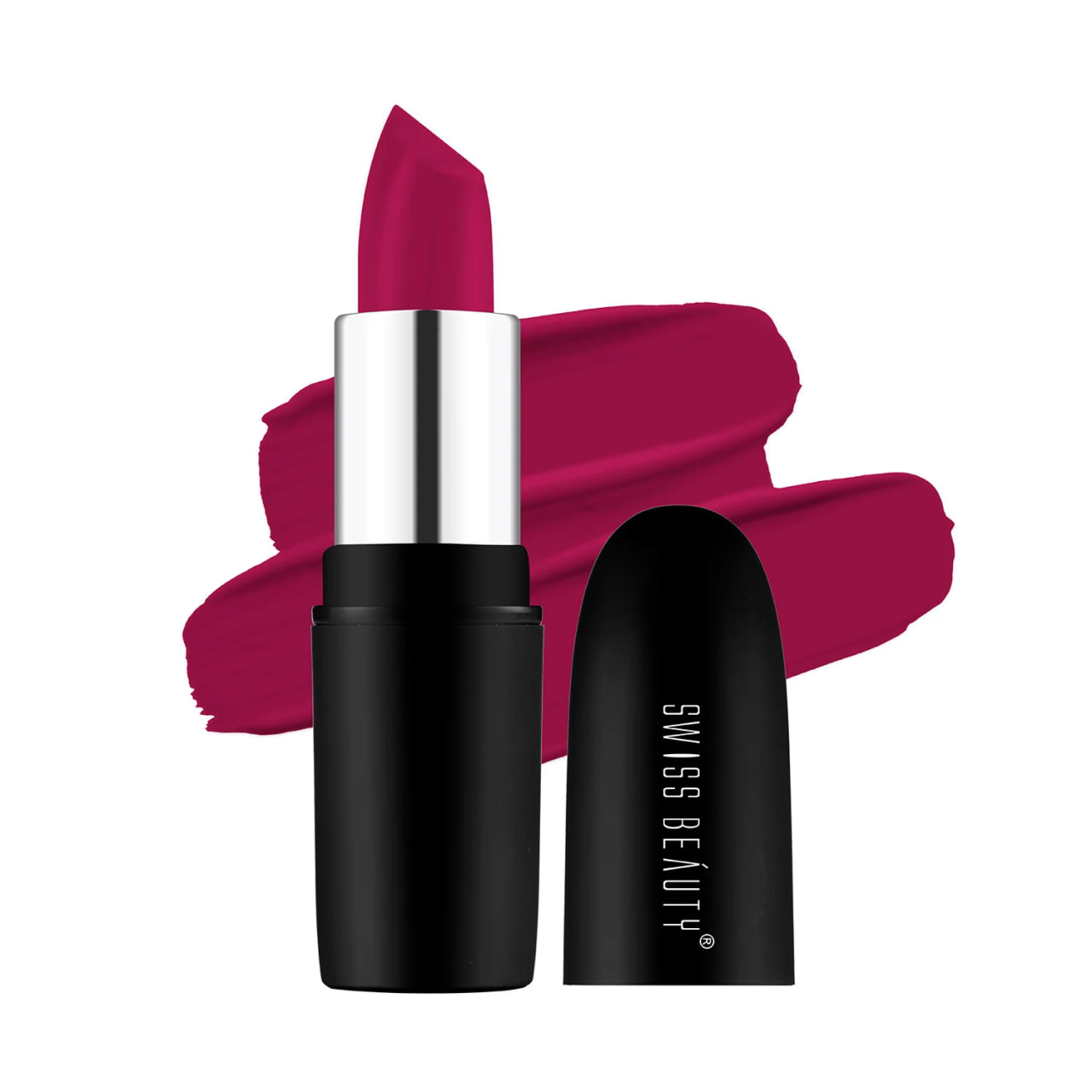 Picture of Swiss Beauty Pure Matte Lipstick Magic - Maroon 211