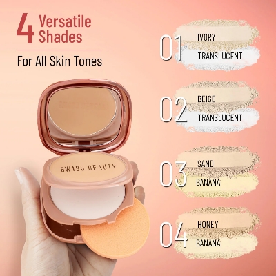 Picture of Swiss Beauty Matte & Set Duo Compact Powder - Sand 03