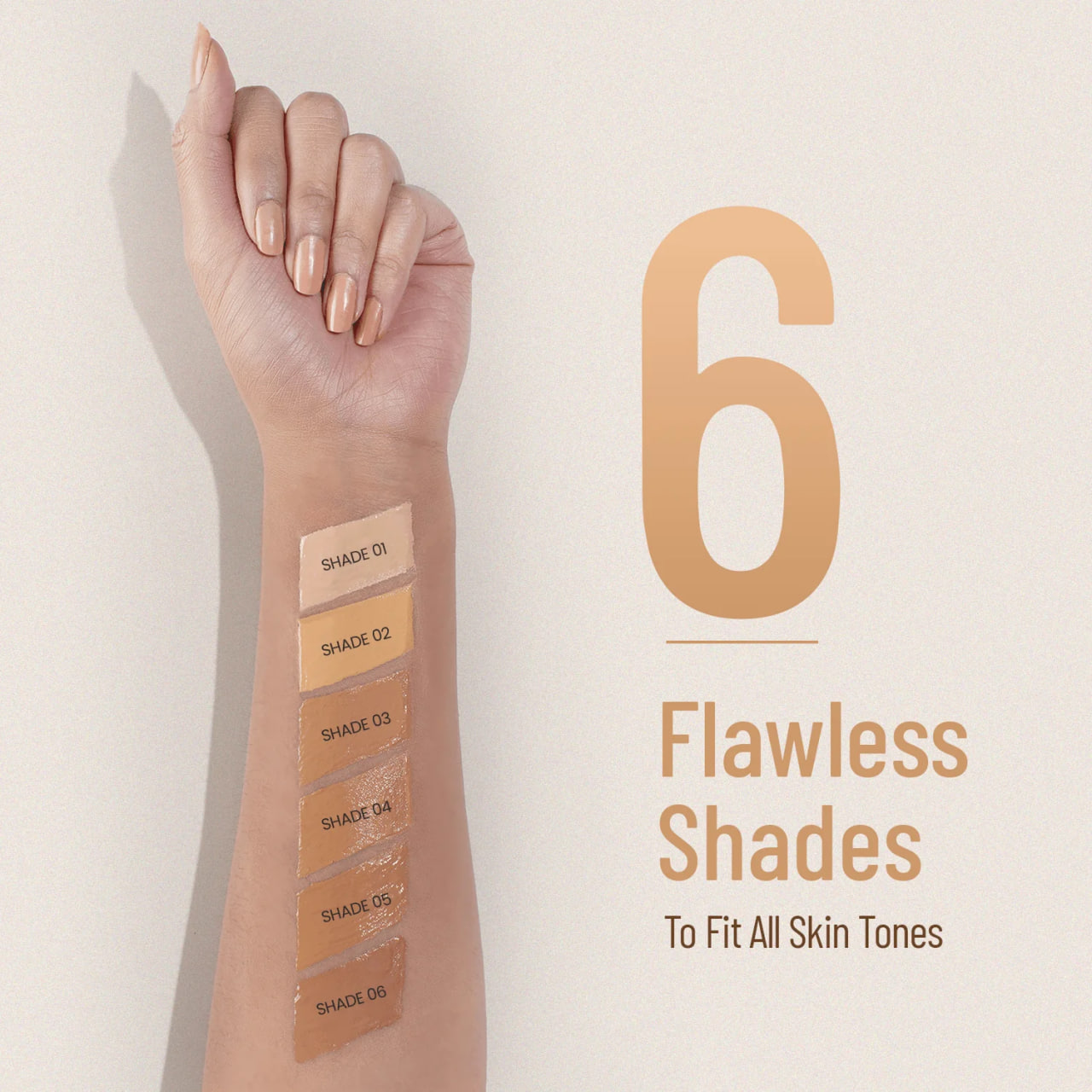 Picture of Swiss Beauty Full Coverage Foundation – Shell White 01