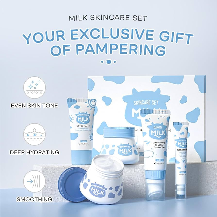 Picture of Laikou Milk Skincare Set - 5pcs
