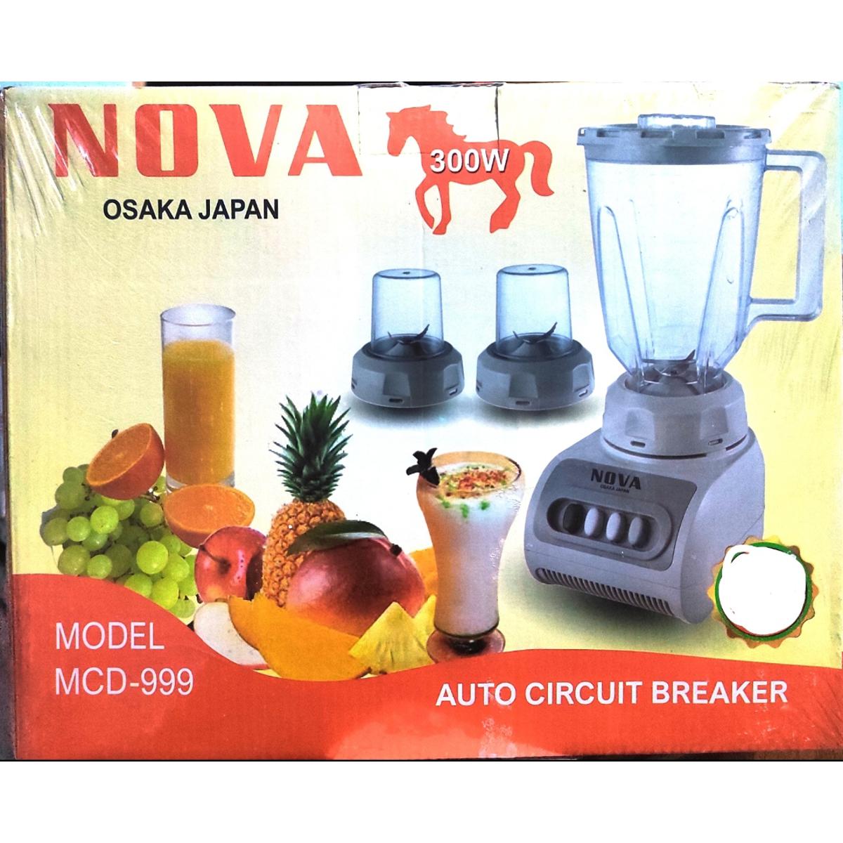Picture of Nova Nowake Hyundai  Blender Plus Mixer Grinder  (GS-999/NBB-999/NW-999)