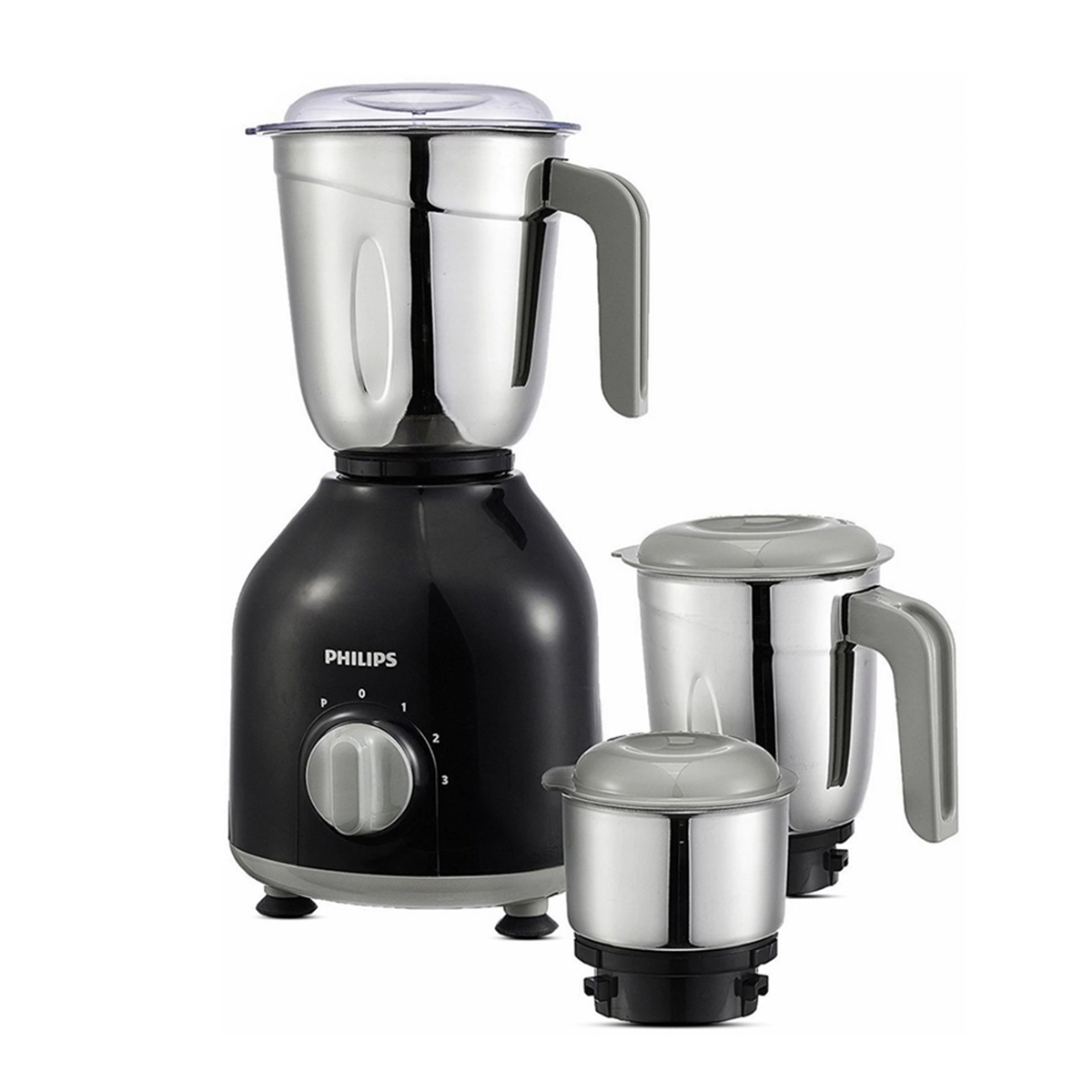 Picture of Philips Mixer Grinder - HL7756/00 - Black and Red