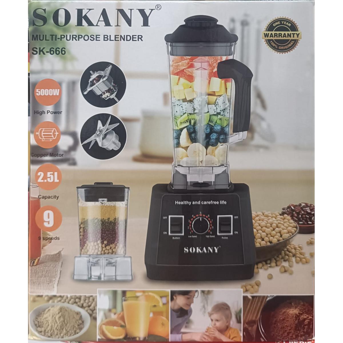 Picture of SOKANY  MULTI-PURPOSE BLENDER  SK-666