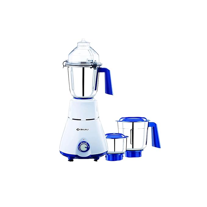 Picture of Bajaj Typhoon 750W Mixer Grinder with Nutri-Pro Feature, 3 Jars, White