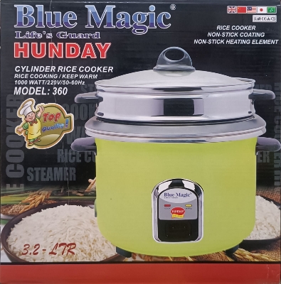 Picture of Blue Magic Hunday Rice Cooker 3.2 Ltr model-360