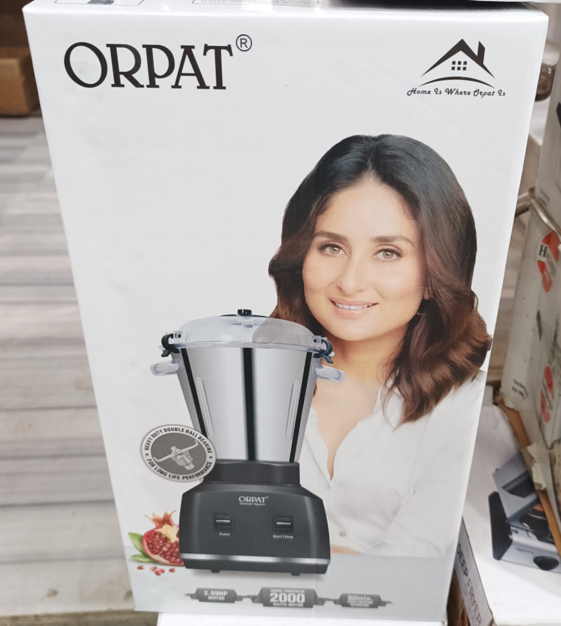 Picture of Orpat Heavy Duty Mixer Grinder Blender Juicer Kitchen Helper -2000 Watt