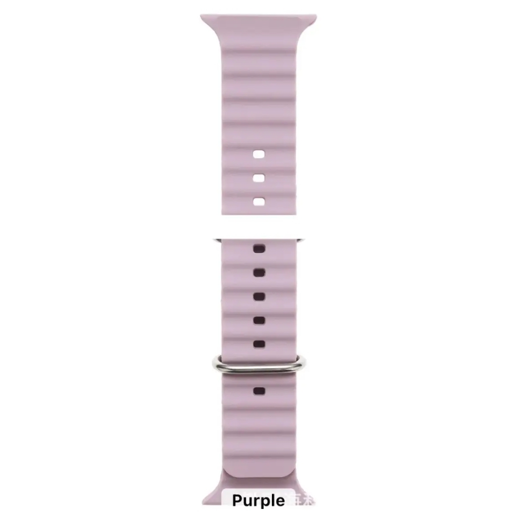 Picture of Purple Color New Ocean strap For Apple watch band 49mm 45mm 44mm 42mm