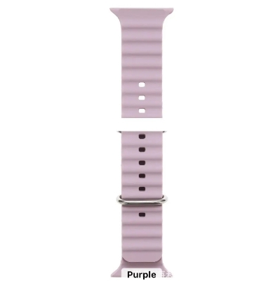 Picture of Purple Color New Ocean strap For Apple watch band 49mm 45mm 44mm 42mm