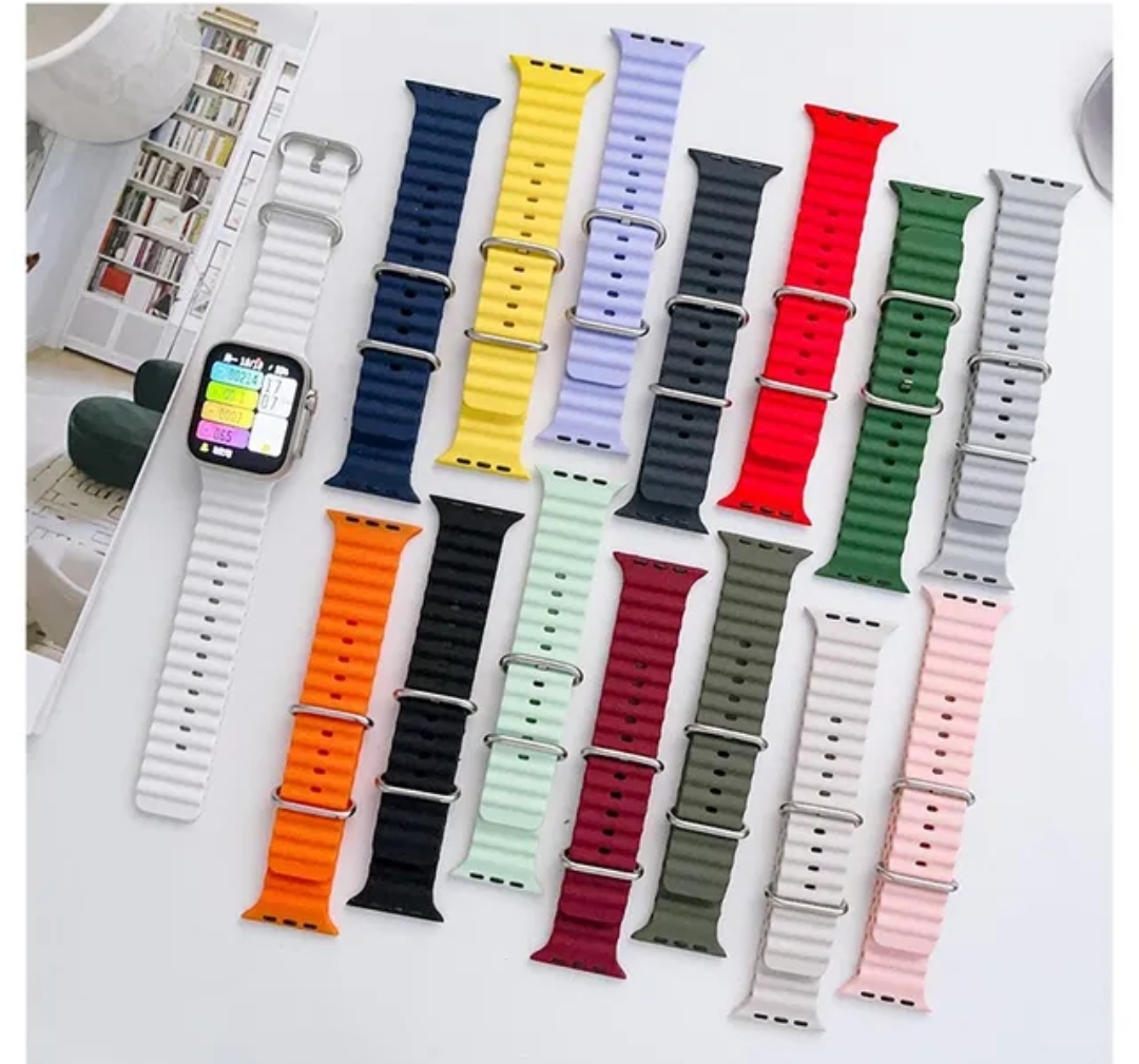 Picture of Purple Color New Ocean strap For Apple watch band 49mm 45mm 44mm 42mm