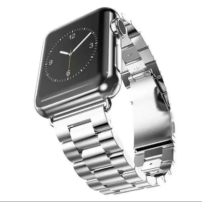 Picture of Premium Quality New Silver Color - 42mm 44mm 45mm 49mm Stainless Steel Band Metal Strap For Smart Watch - Smart Watch StrapBelt - Emphasizing Value