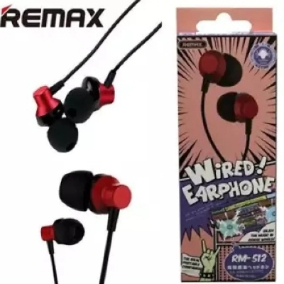 Picture of REMAX RM 512 High Performance Wired In Ear Earphone Stereo with Mic 3.5mm Jack
