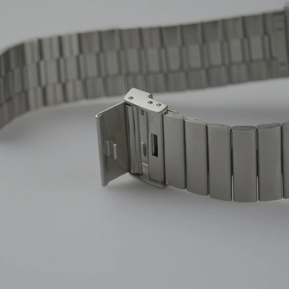 Picture of New Apple Watch Premium New Stainless Steel Straps- 49mm/45mm/44mm/42mm Stainless Steel Butterfly Buckle Band For Apple Watch-Luxury Metal Straps ( Black Color ) for Watch Ultra Series 8 7 5 6 5 4